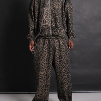 Rhinestone Leopard Set