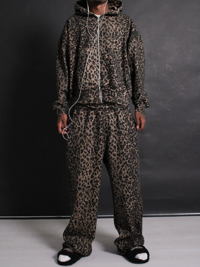 Rhinestone Leopard Set