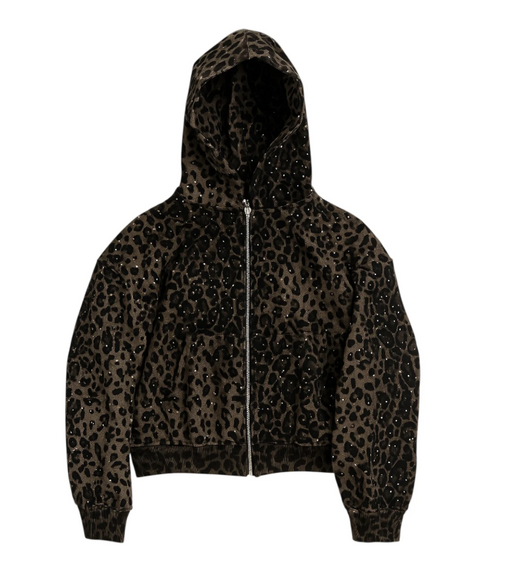 Rhinestone Leopard Set