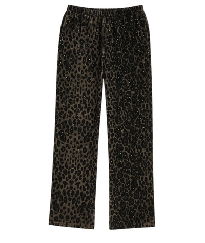 Rhinestone Leopard Set