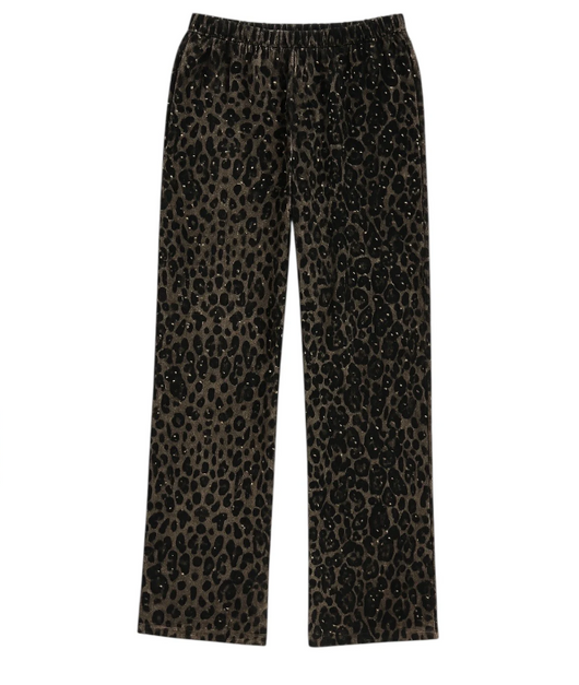 Rhinestone Leopard Set