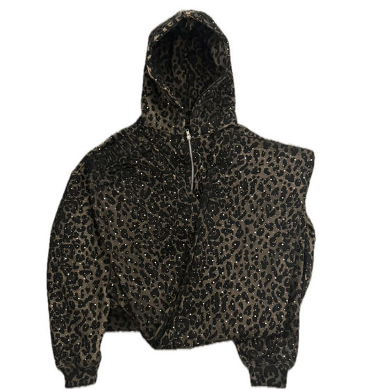 Rhinestone Leopard Set