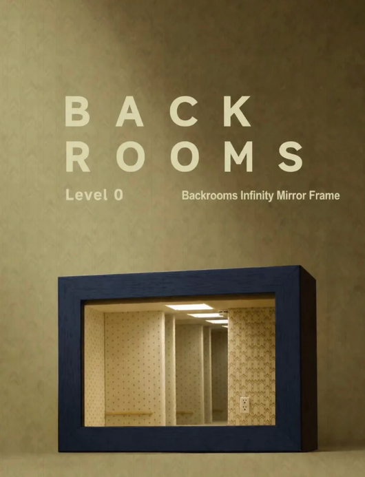Backrooms Infinity Mirror Diorama