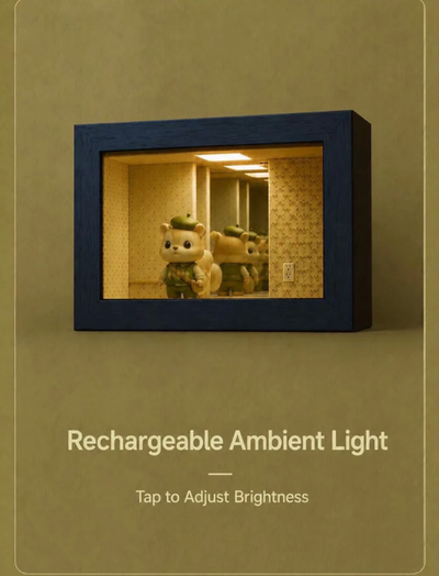 Backrooms Infinity Mirror Diorama